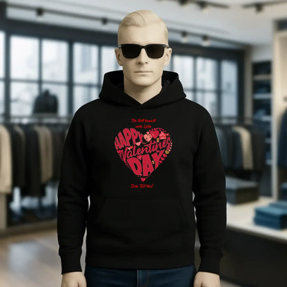 Valentinstag • Herz • Unisex Premium Hoodie XS-5XL aus Bio-Baumwolle für Damen & Herren
