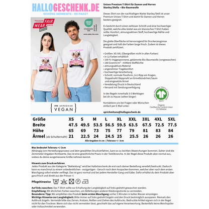 Vegas Girls • 1-3 Frauen • mit Wunschtext • Unisex T-Shirt für Damen & Herren • Bio • personalisiert