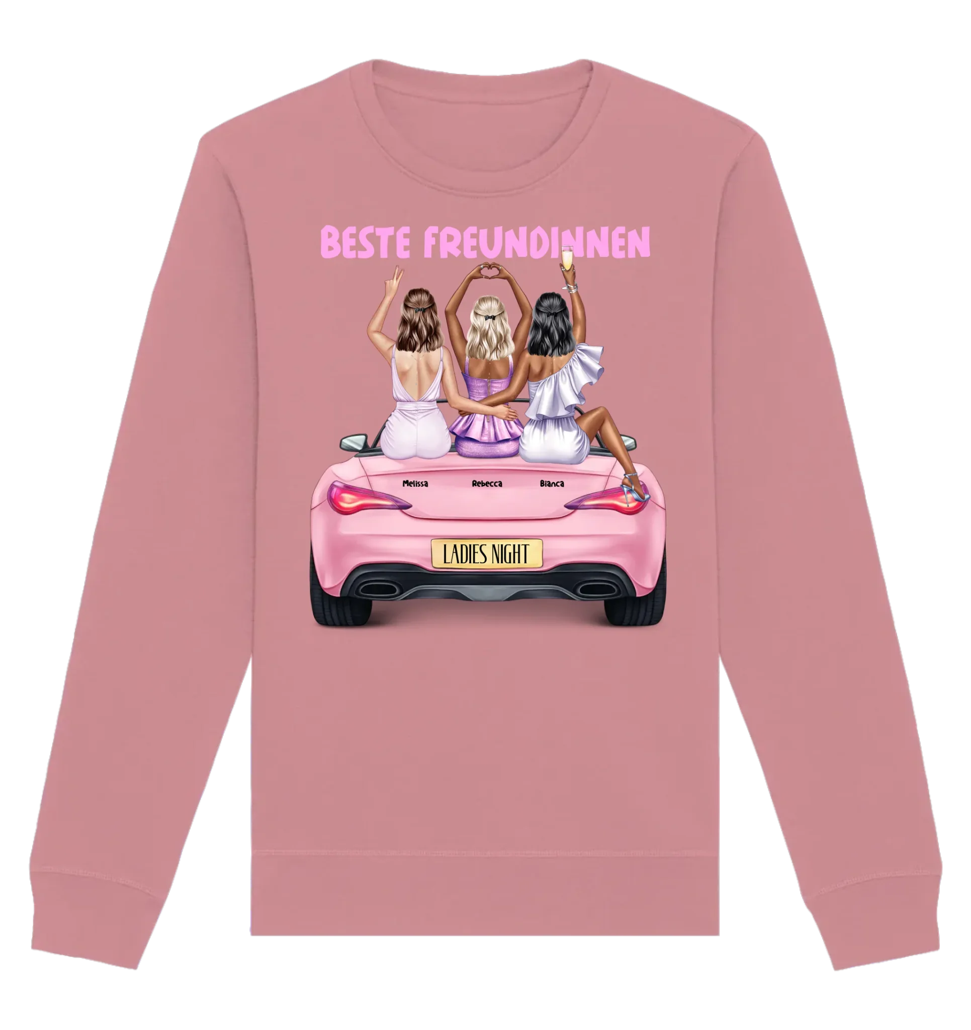 Vegas Girls: 1-3 Girls • mehrere Artikel • ’Statement-Collection’ • Wunschtext • personalisierte Figuren - Unisex