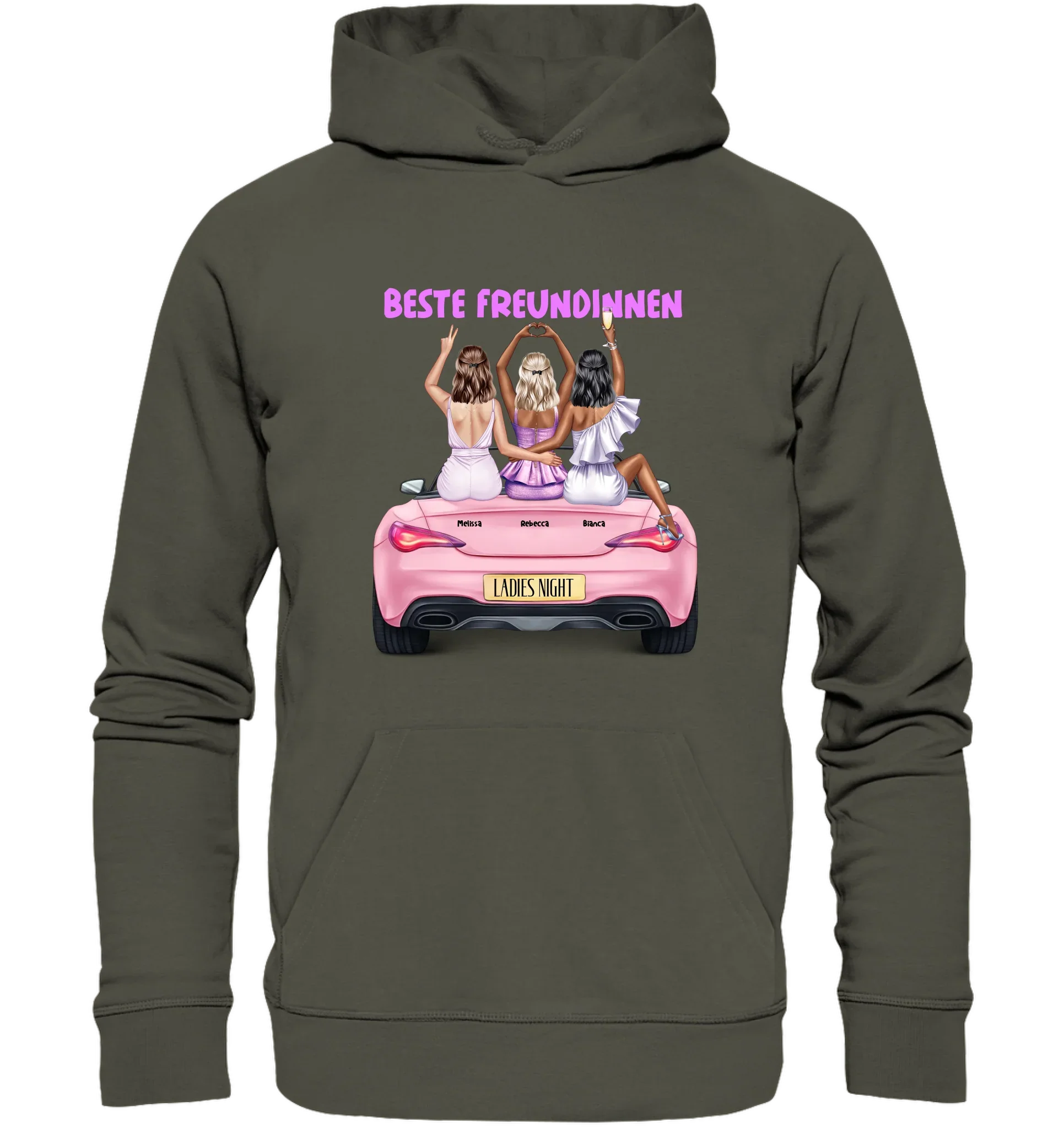 Vegas Girls: 1-3 Girls • mehrere Artikel • ’Statement-Collection’ • Wunschtext • personalisierte Figuren - Unisex