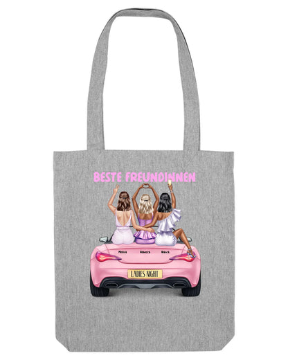 Vegas Girls: 1-3 Girls • mehrere Artikel • ’Statement-Collection’ • Wunschtext • personalisierte Figuren - Stofftasche