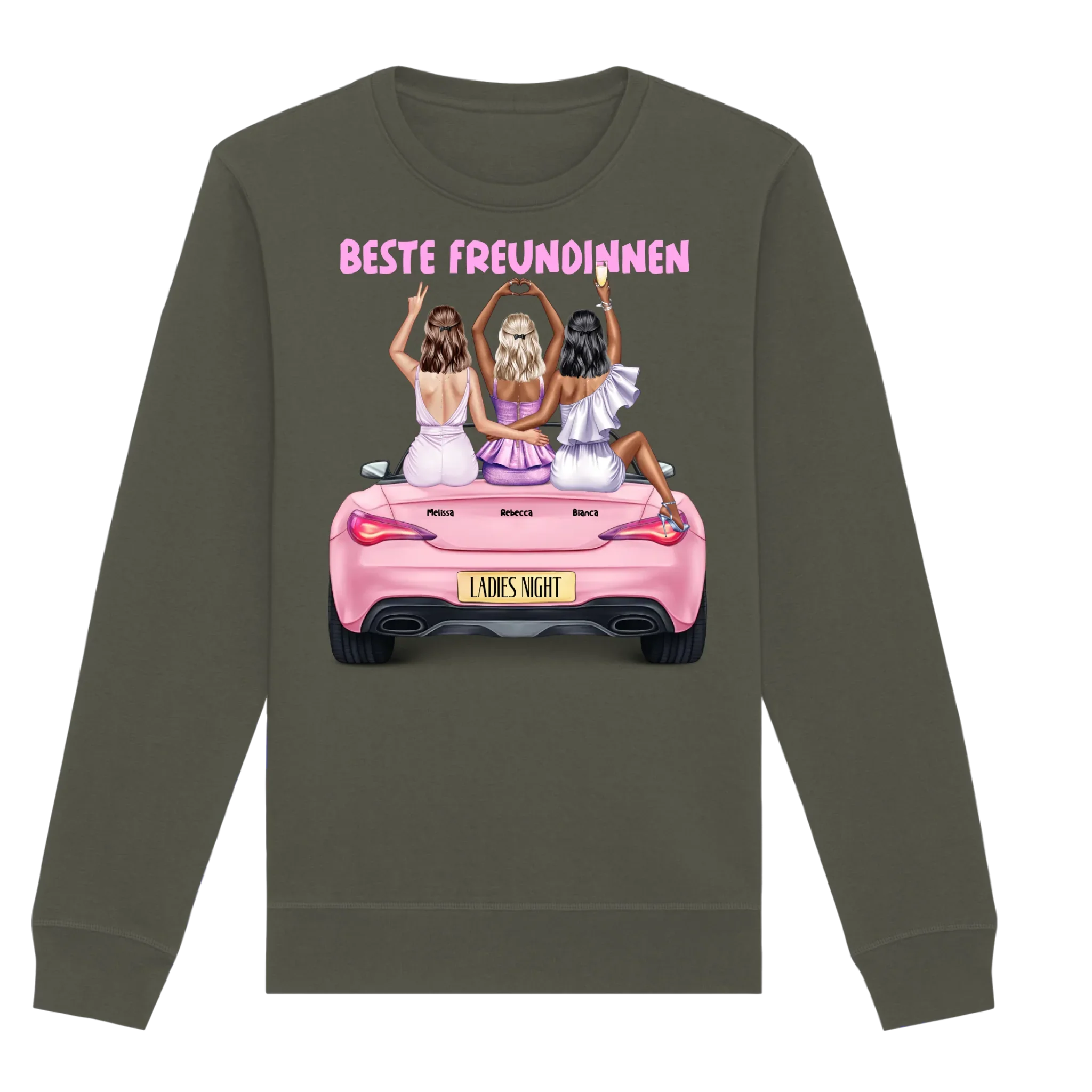 Vegas Girls: 1-3 Girls • mehrere Artikel • ’Statement-Collection’ • Wunschtext • personalisierte Figuren - Unisex