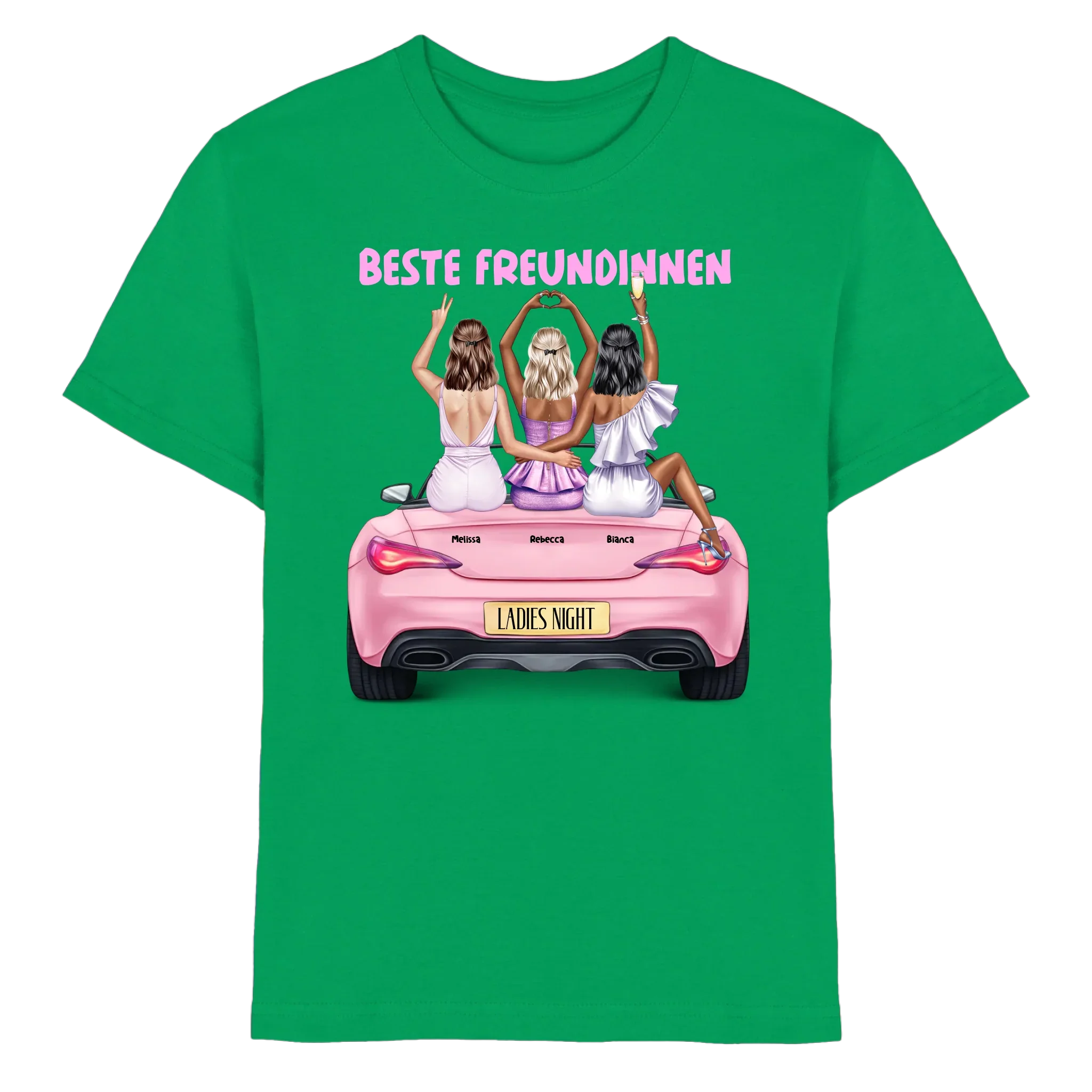 Vegas Girls: 1-3 Girls • mehrere Artikel • ’Statement-Collection’ • Wunschtext • personalisierte Figuren - Premium