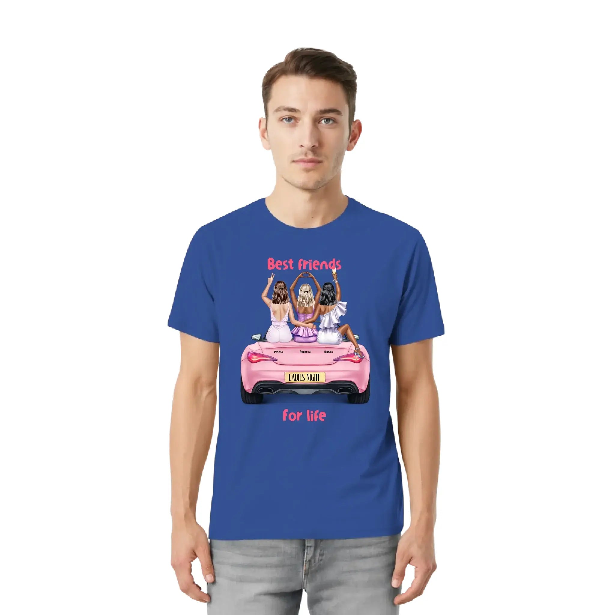 Vegas Girls (1–3 names) – Personalized Unisex T-Shirt | Bella + Canvas 3001 - personalized T-Shirts (US/UK/EU)