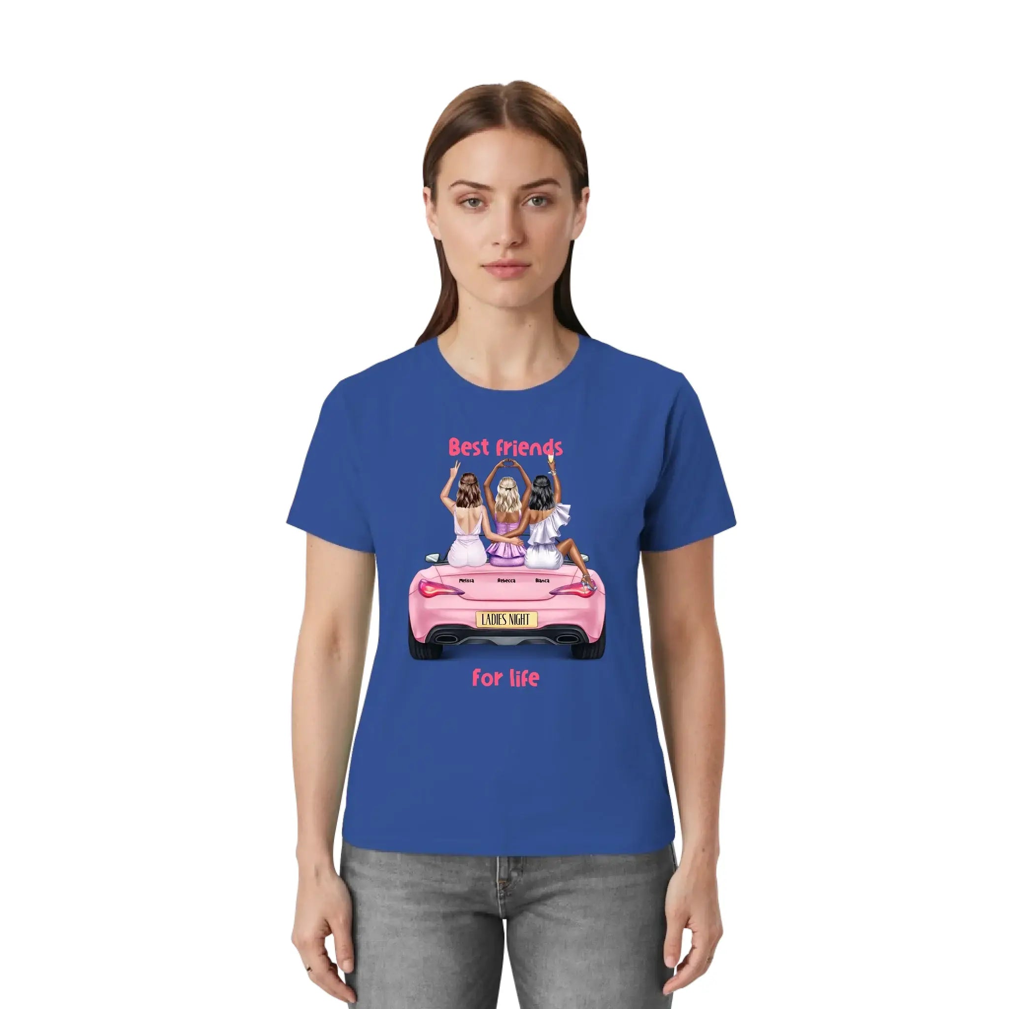 Vegas Girls (1–3 names) – Personalized Unisex T-Shirt | Bella + Canvas 3001 - personalized T-Shirts (US/UK/EU)