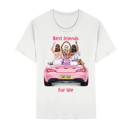 Vegas Girls (1–3 names) – Personalized Unisex T-Shirt | Bella + Canvas 3001 - Staple | White / 2XL - personalized