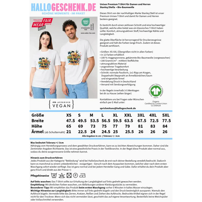 Verliehener Titel: Bester Papa + Wunschtext • Unisex Premium T-Shirt XS-5XL aus Bio-Baumwolle für Damen & Herren • Exklusivdesign • personalisiert