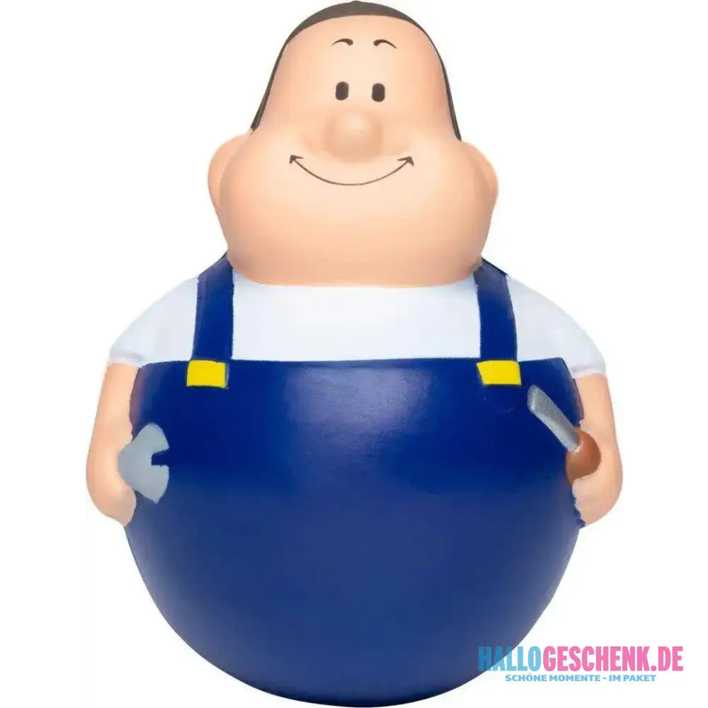 Wackel Schrauber Bert Anti-Stress-Quetsch-Figur mit Magnet