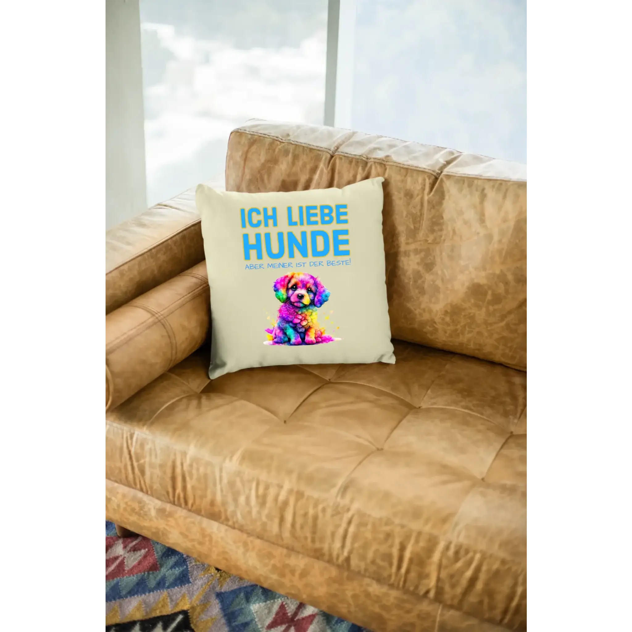 WÄHLE DEN HUND - Kissen 40x40 cm • personalisiert