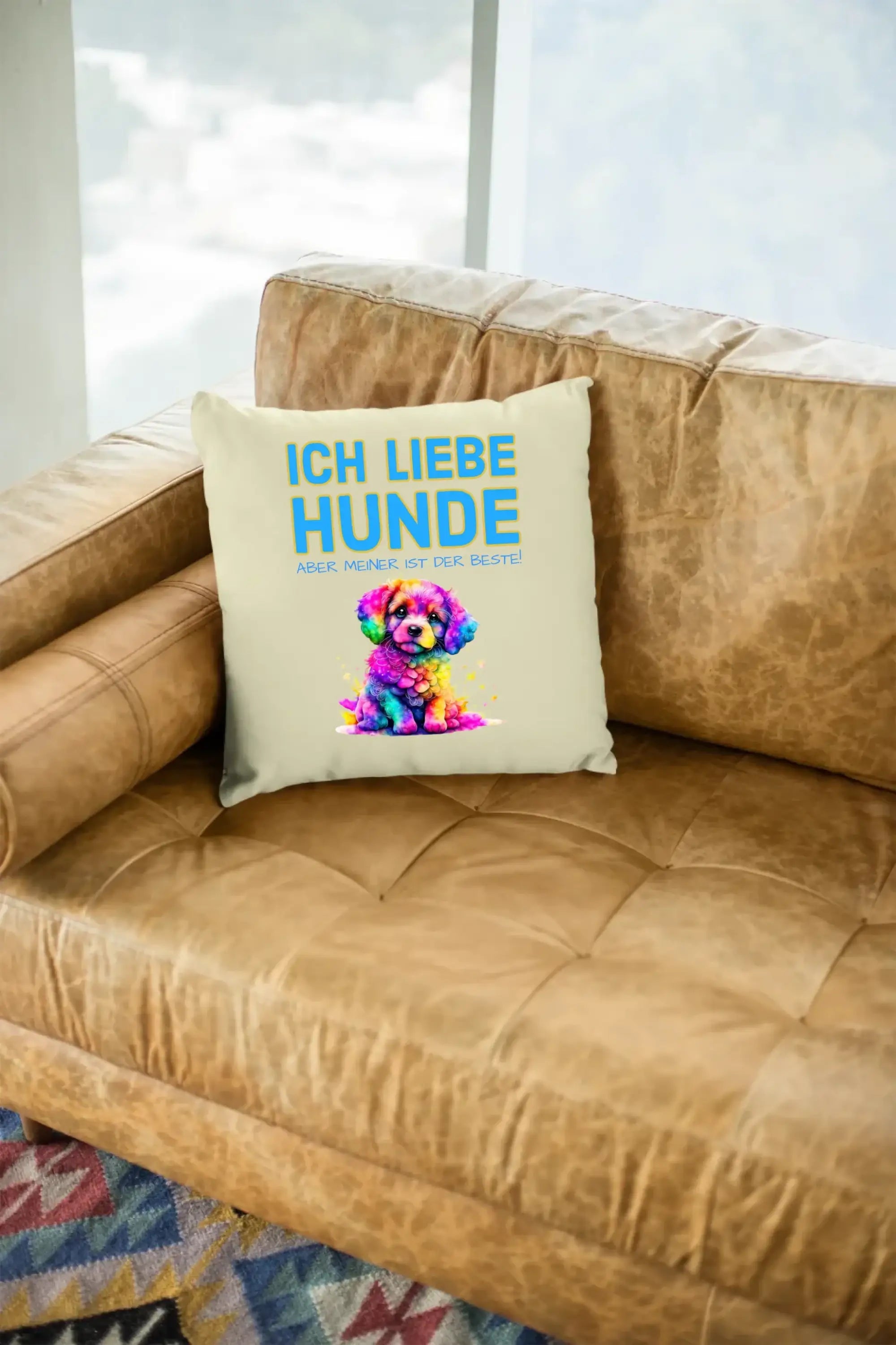 WÄHLE DEN HUND - Kissen 40x40 cm • personalisiert