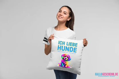 WÄHLE DEN HUND - Kissen 40x40 cm • personalisiert