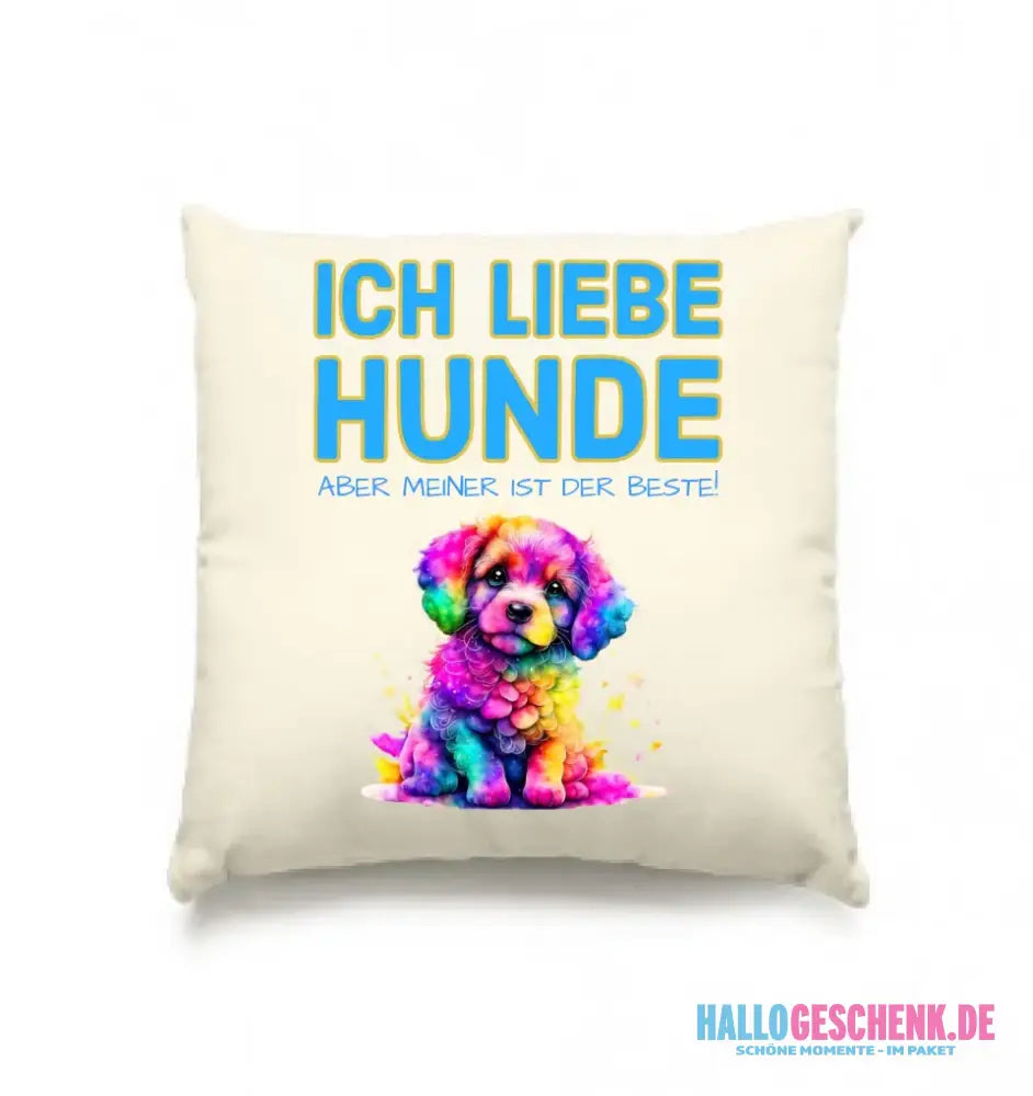 WÄHLE DEN HUND - Kissen 40x40 cm • personalisiert