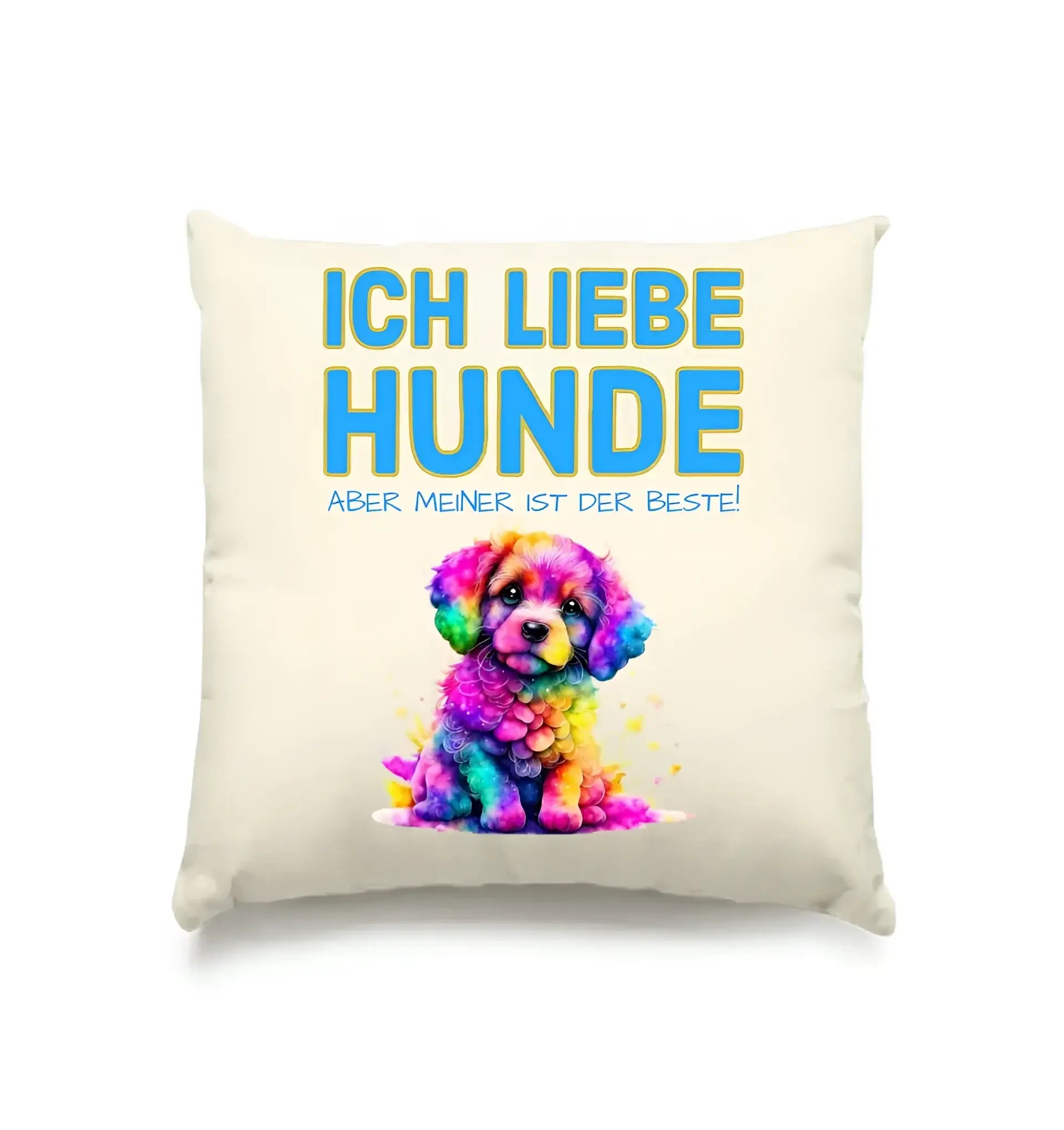 WÄHLE DEN HUND - Kissen 40x40 cm • personalisiert