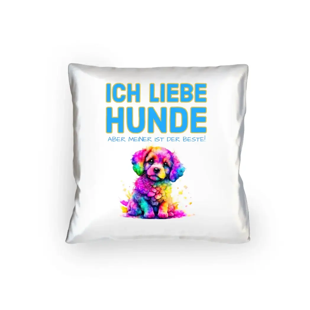 WÄHLE DEN HUND - Kissen 40x40 cm • personalisiert