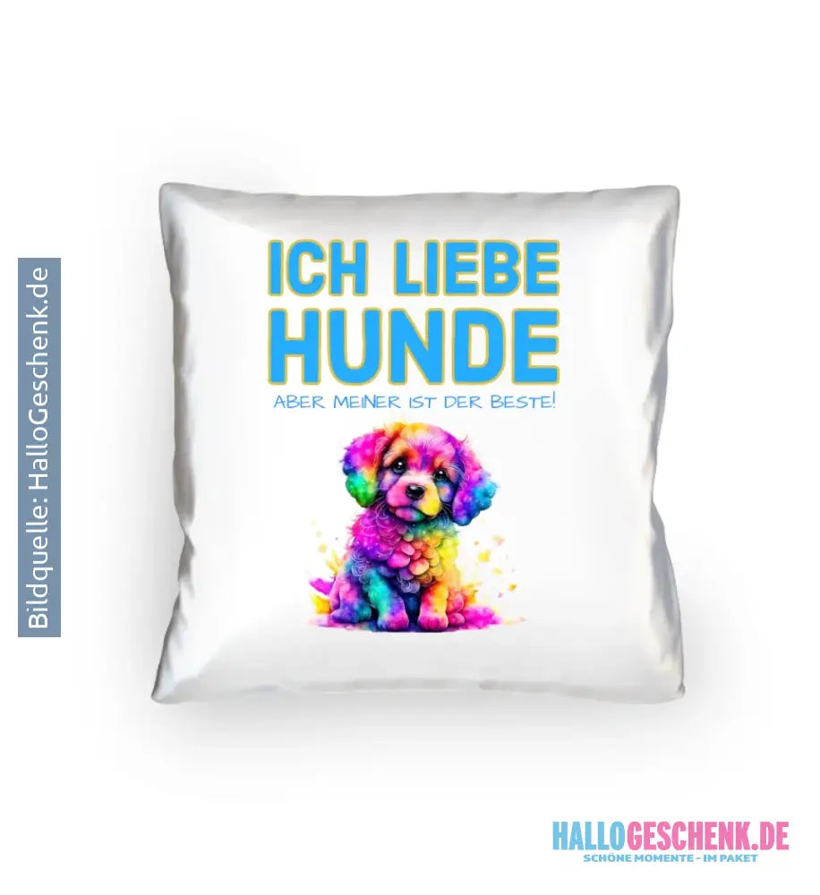 WÄHLE DEN HUND - Kissen 40x40 cm • personalisiert