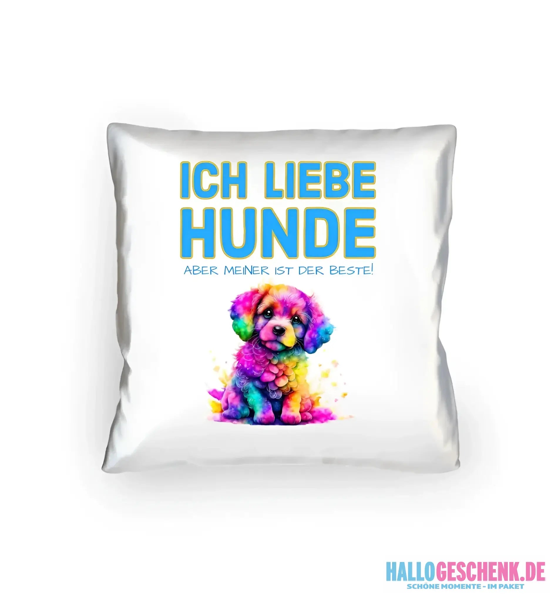 WÄHLE DEN HUND - Kissen 40x40 cm • personalisiert