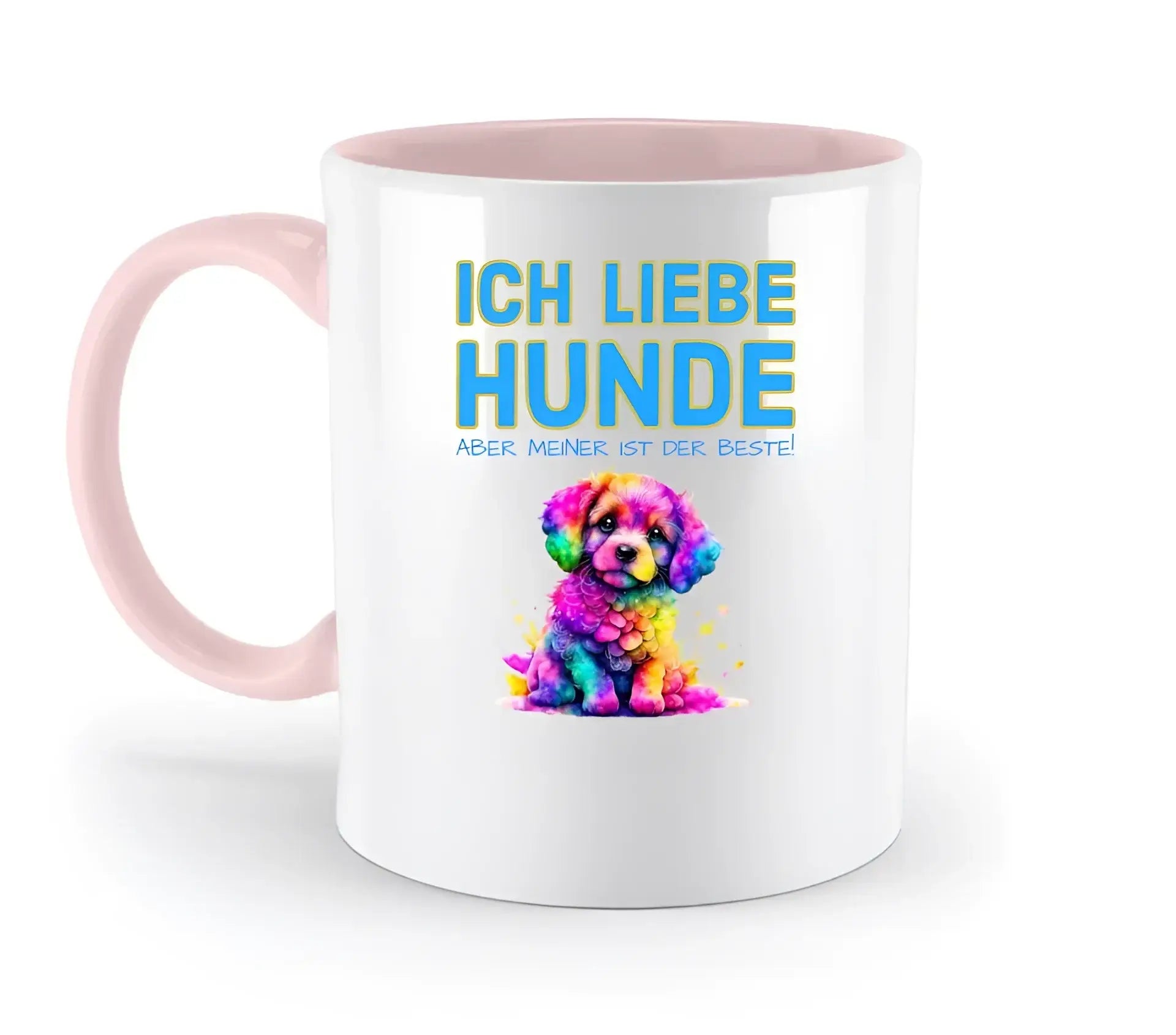 "WÄHLE DEN HUND" • zweifarbige Tasse • personalisiert