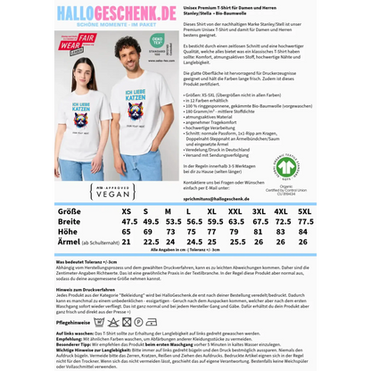 Wähle die Katze Motivauswahl - Unisex Premium T-Shirt XS-5XL aus Bio-Baumwolle für Damen & Herren