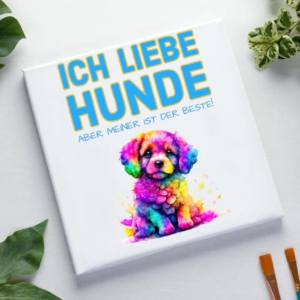 Wähle den Hund - Leinwand in 4 Größen - HalloGeschenk.de #geschenkideen# #personalisiert# #geschenk#