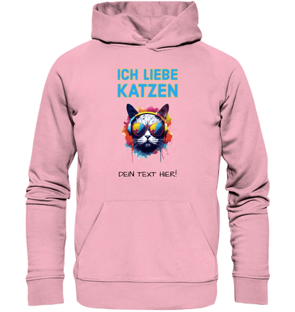 Wähle die Katze (mit Motivauswahl + Text) • Unisex Premium Hoodie XS - 5XL aus Bio - Baumwolle für Damen & Herren • Exklusivdesign • personalisiert von HalloGeschenk.de