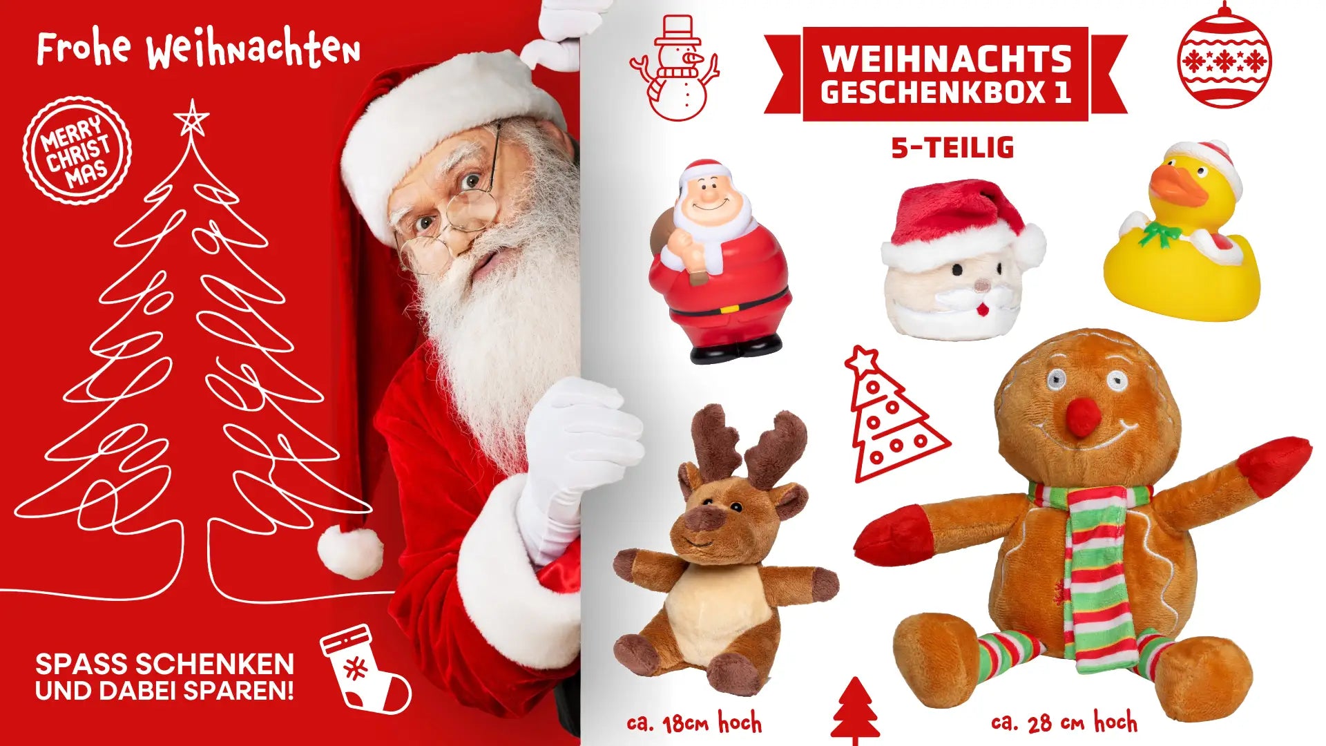 Weihnachtsgeschenkbox 1 (5-teilig) • Voller kleiner Highlights • Weihnachtsgeschenk - Weihnachtsgeschenke