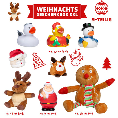 Weihnachtsgeschenkbox XXL (10-teilig) • Voller kleiner Highlights • Weihnachtsgeschenk - 9-teilig - Weihnachtsgeschenke