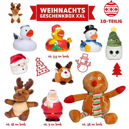 Weihnachtsgeschenkbox XXL (10-teilig) • Voller kleiner Highlights • Weihnachtsgeschenk - 10-teilig - Weihnachtsgeschenke