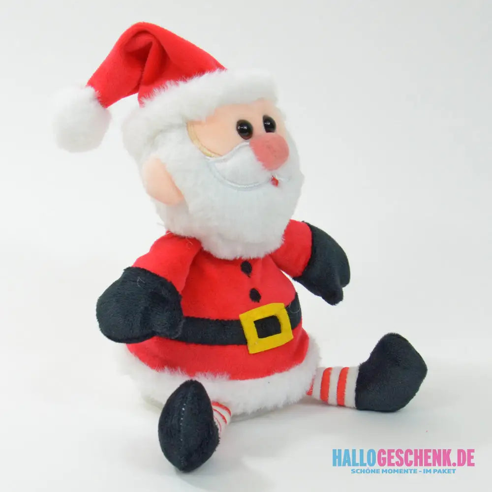 Weihnachtsmann "Jingle", der alles nachplappert • inkl. Batterien • 18x13x14cm • Labertiere