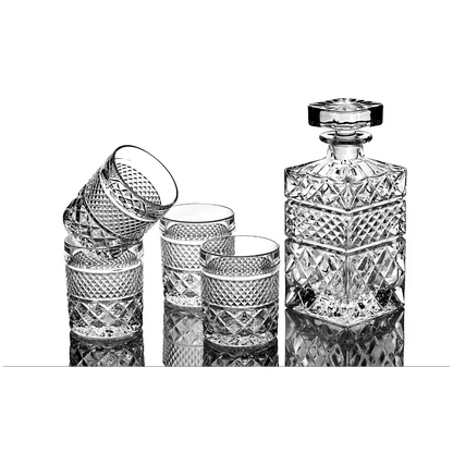 Whiskey Decanter With Glasses & Chilling Stones Gift Set - Whiskey-Geschenke