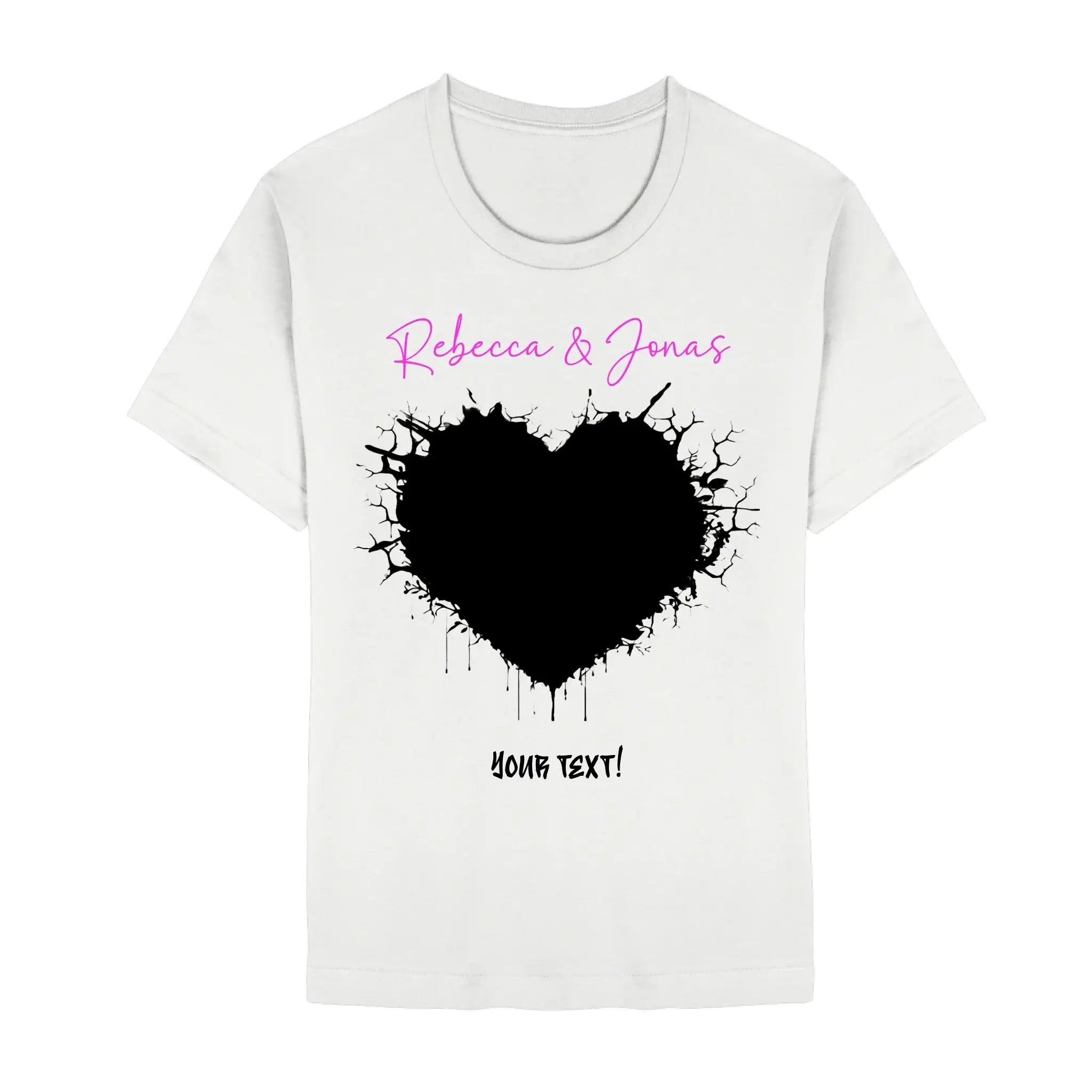 Wild Heart • Create Your Own Photo Design 8 – Personalized Unisex T-Shirt | Bella + Canvas 3001 - Staple | White / 2XL