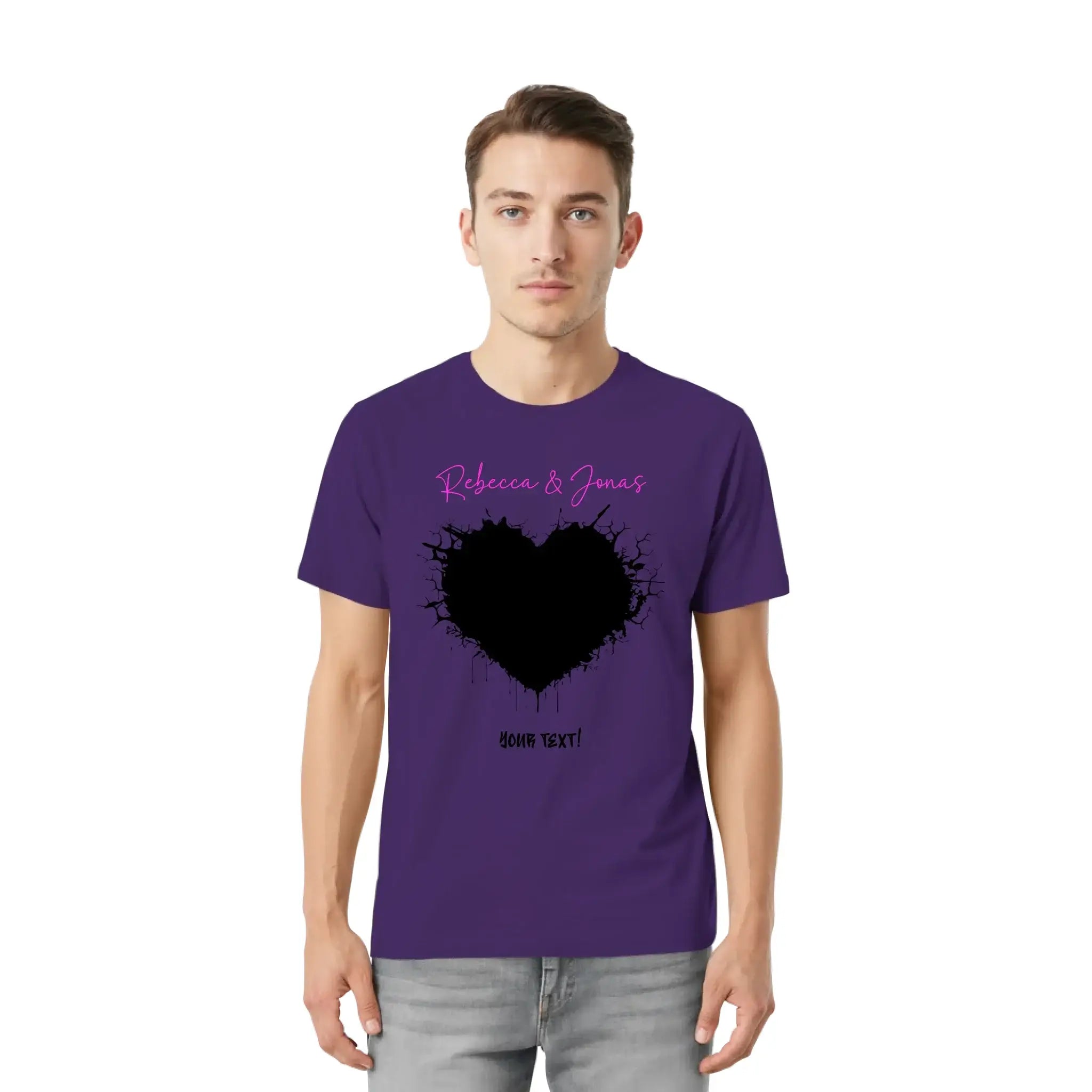 Wild Heart • Create Your Own Photo Design 8 – Personalized Unisex T-Shirt | Bella + Canvas 3001 - personalized T-Shirts