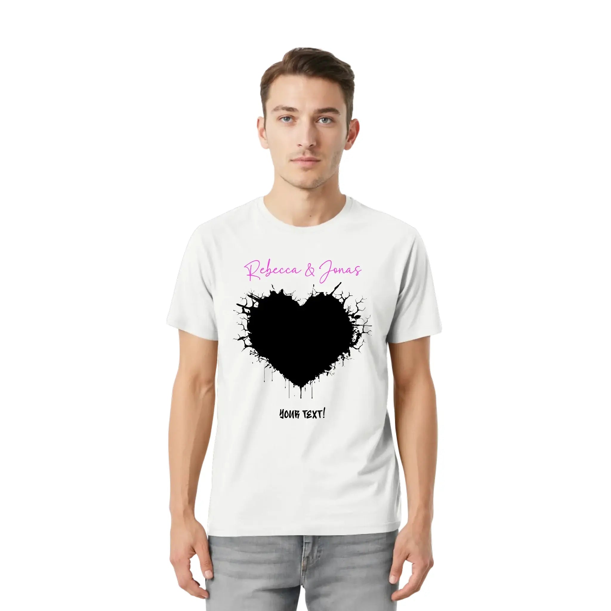 Wild Heart • Create Your Own Photo Design 8 – Personalized Unisex T-Shirt | Bella + Canvas 3001 - personalized T-Shirts