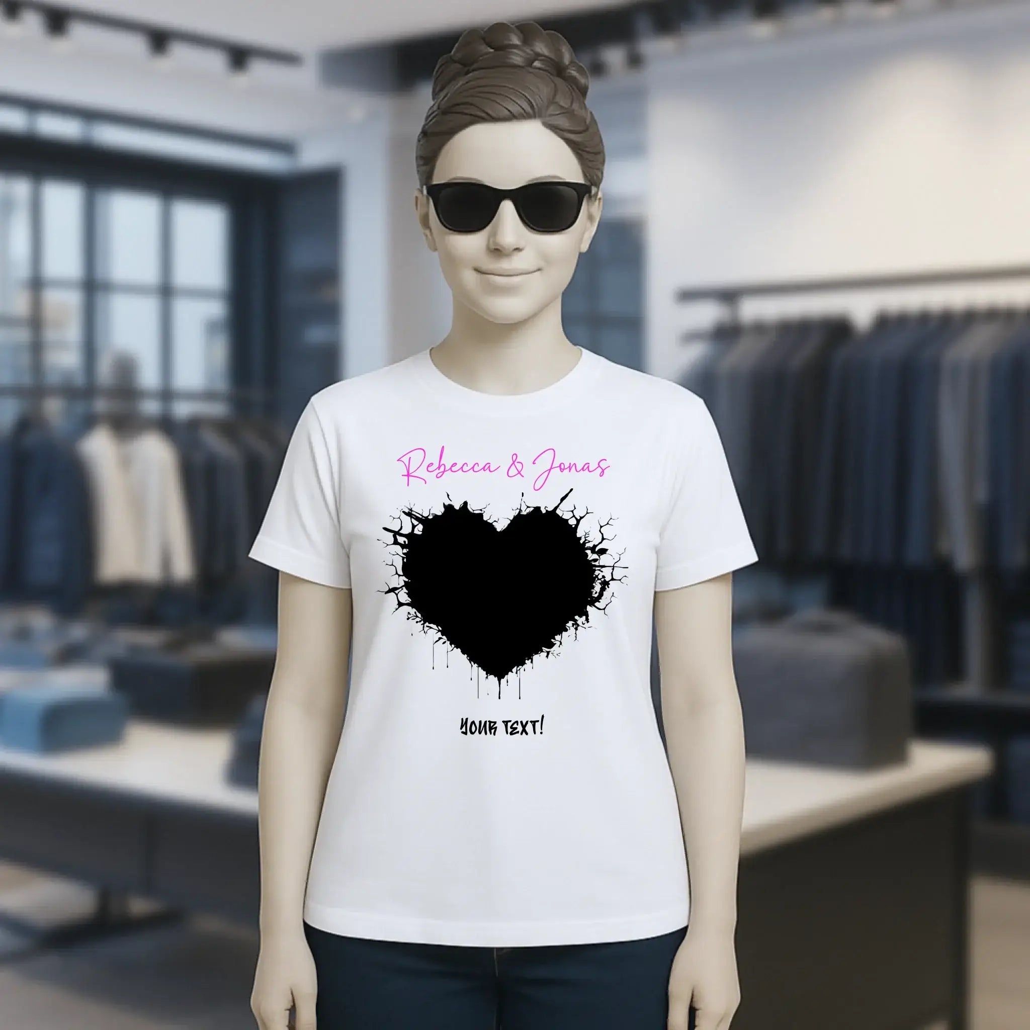 Wild Heart • Create Your Own Photo Design 8 – Personalized Unisex T-Shirt | Bella + Canvas 3001 - personalized T-Shirts