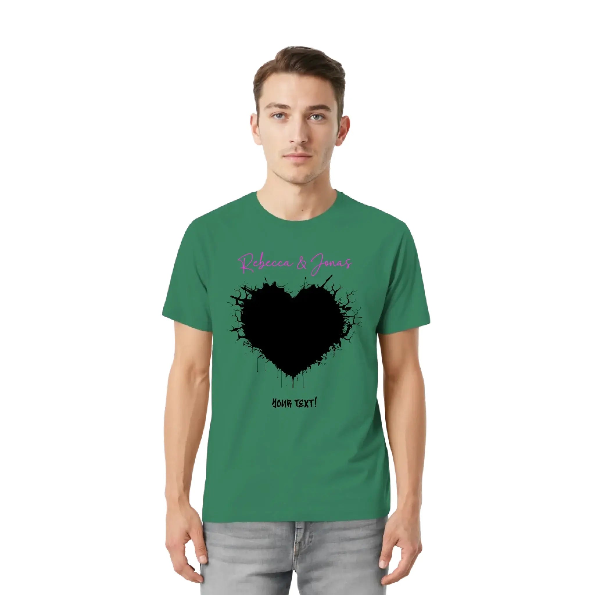 Wild Heart • Create Your Own Photo Design 8 – Personalized Unisex T-Shirt | Bella + Canvas 3001 - personalized T-Shirts