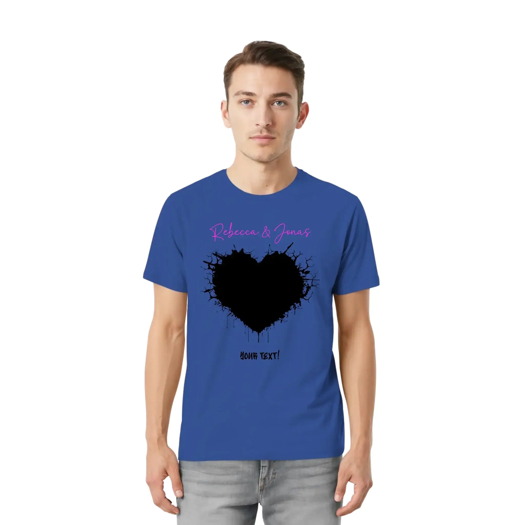 Wild Heart • Create Your Own Photo Design 8 – Personalized Unisex T-Shirt | Bella + Canvas 3001 - personalized T-Shirts