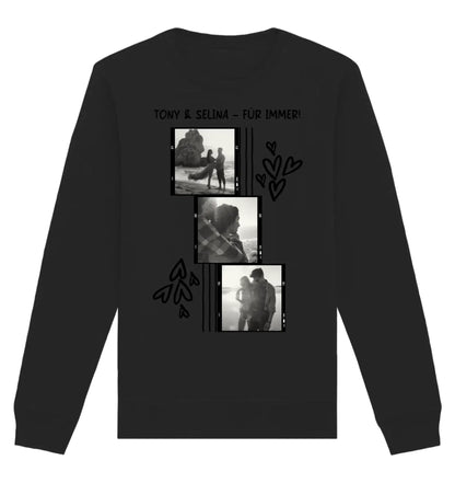 Wildes Herz • mehrere Artikel • ’Statement-Collection’ • Wunschtext • Mein Fotomotiv - Unisex Sweatshirt • Bio Premium