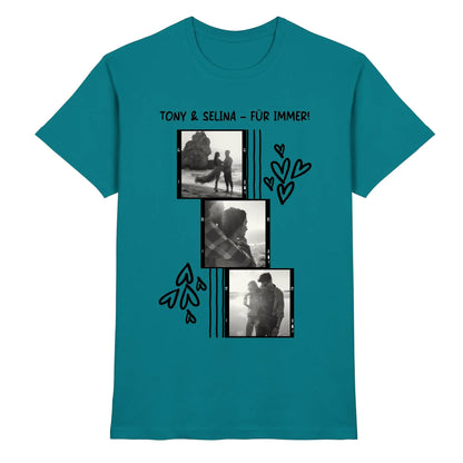 Wildes Herz • mehrere Artikel • ’Statement-Collection’ • Wunschtext • Mein Fotomotiv - Premium Herren T-Shirt