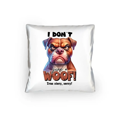 Woof! • Hund • Kissen 40x40 cm • Exklusivdesign • personalisiert