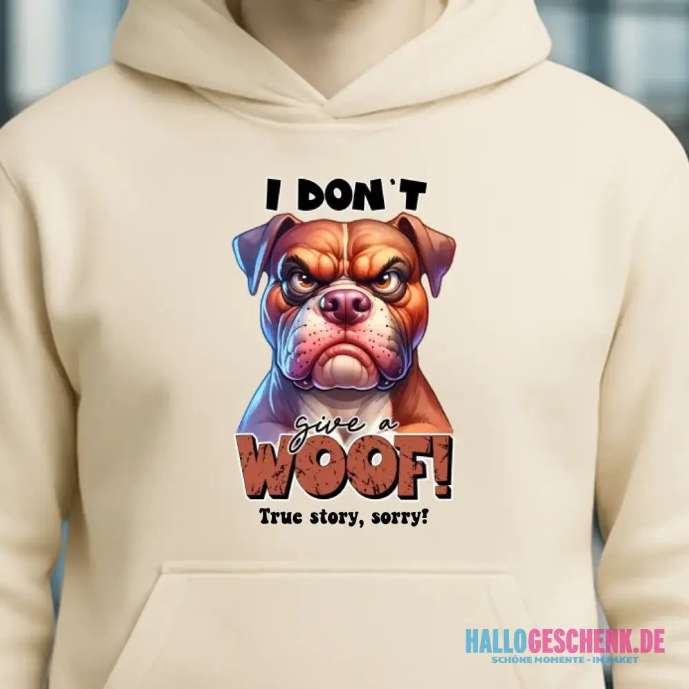 Woof! • Hund • Unisex Premium Hoodie XS-5XL aus Bio-Baumwolle für Damen & Herren • Exklusivdesign • personalisiert