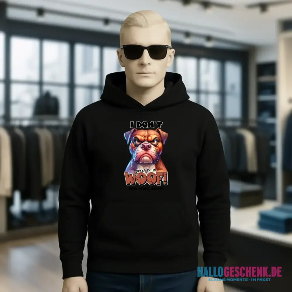 Woof! • Hund • Unisex Premium Hoodie XS-5XL aus Bio-Baumwolle für Damen & Herren • Exklusivdesign • personalisiert