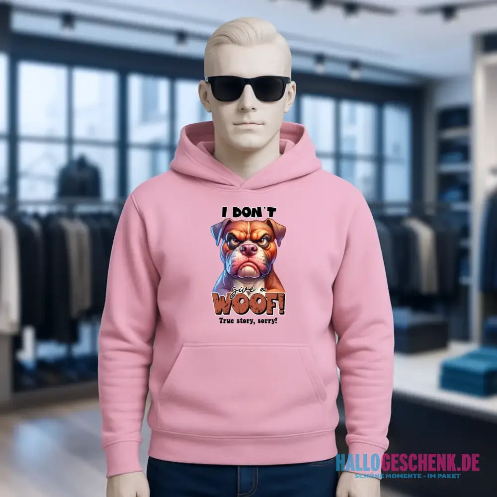 Woof! • Hund • Unisex Premium Hoodie XS-5XL aus Bio-Baumwolle für Damen & Herren • Exklusivdesign • personalisiert