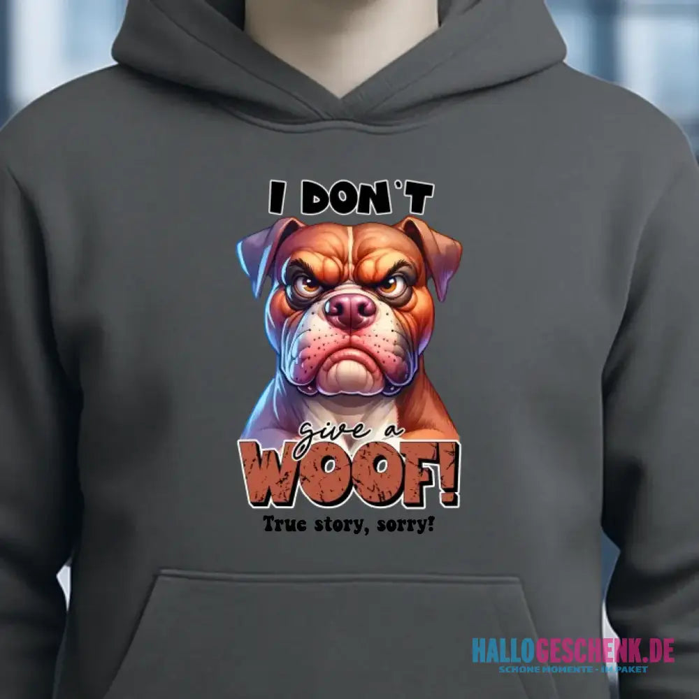 Woof! • Hund • Unisex Premium Hoodie XS-5XL aus Bio-Baumwolle für Damen & Herren • Exklusivdesign • personalisiert