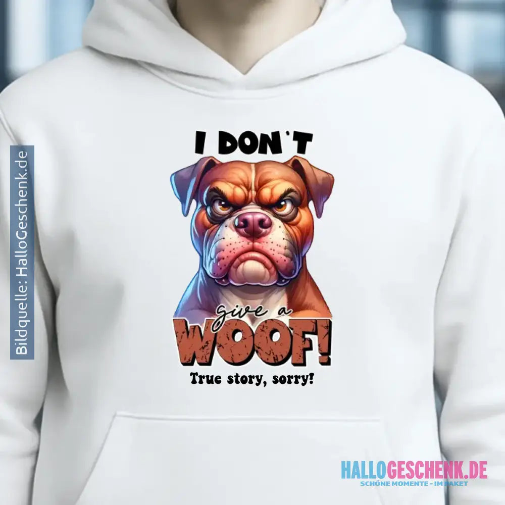 Woof! • Hund • Unisex Premium Hoodie XS-5XL aus Bio-Baumwolle für Damen & Herren • Exklusivdesign • personalisiert