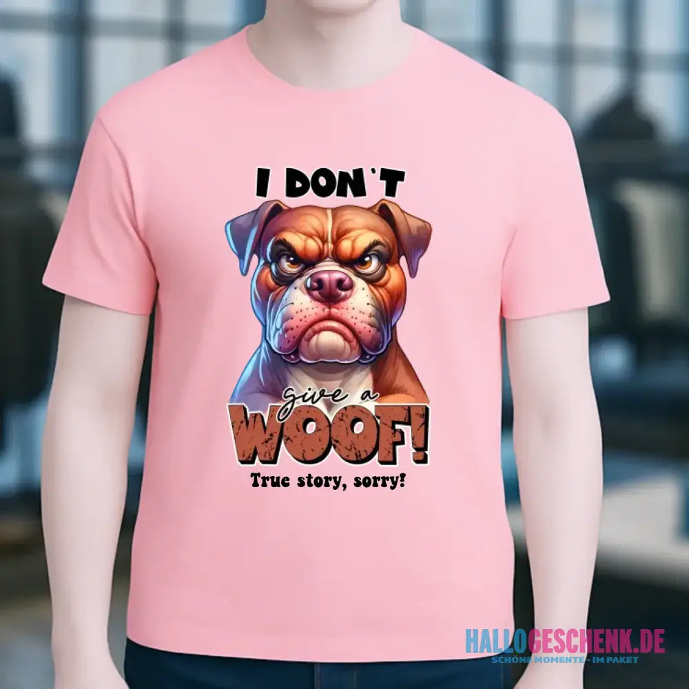 Woof! • Hund • Unisex Premium T-Shirt XS-5XL aus Bio-Baumwolle für Damen & Herren • Exklusivdesign • personalisiert