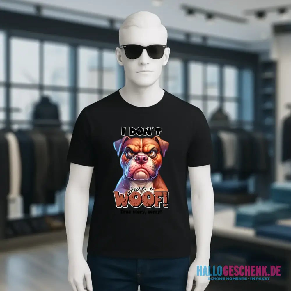 Woof! • Hund • Unisex Premium T-Shirt XS-5XL aus Bio-Baumwolle für Damen & Herren • Exklusivdesign • personalisiert