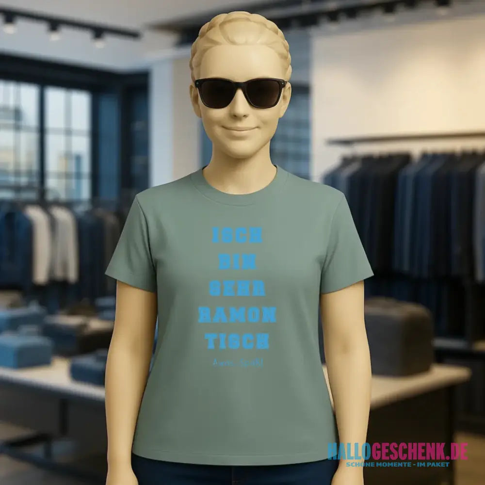 Wunschtext 2-teilig • Ladies Premium T-Shirt XS-2XL aus Bio-Baumwolle für Damen • Exklusivdesign • personalisiert