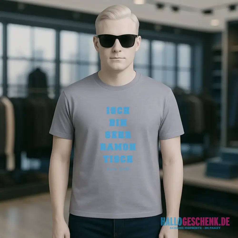 Wunschtext 2-teilig • Unisex Premium T-Shirt XS-5XL aus Bio-Baumwolle für Damen & Herren • Exklusivdesign • personalisiert