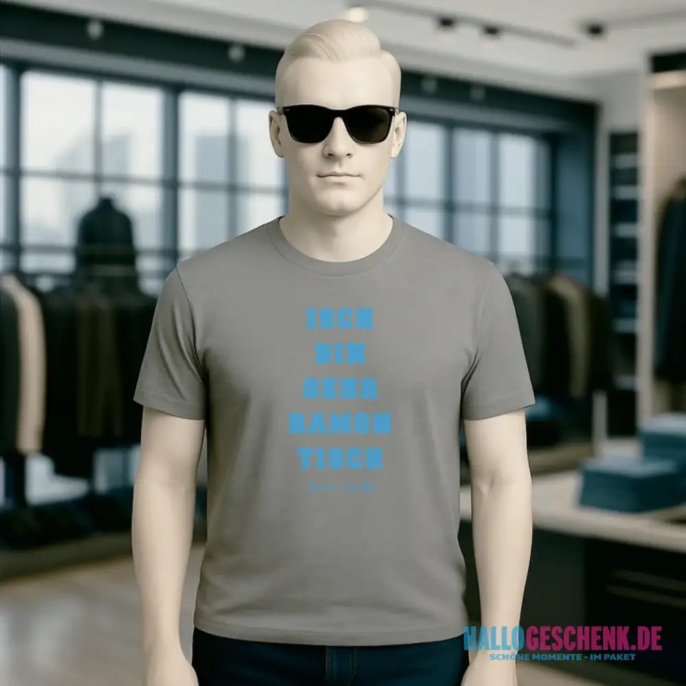 Wunschtext 2-teilig • Unisex Premium T-Shirt XS-5XL aus Bio-Baumwolle für Damen & Herren • Exklusivdesign • personalisiert