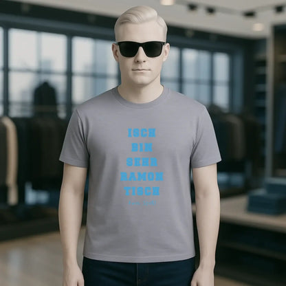 Wunschtext 2-teilig • Unisex Premium T-Shirt XS-5XL aus Bio-Baumwolle für Damen & Herren • Exklusivdesign • personalisiert