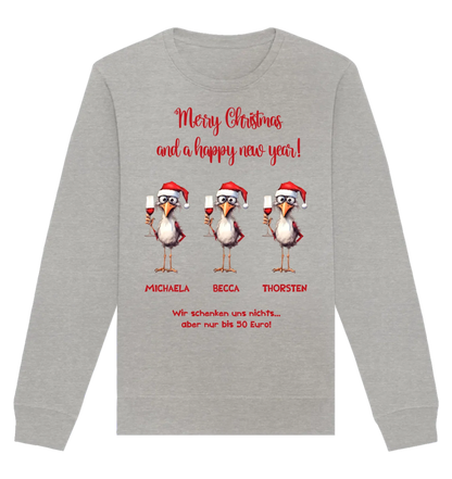 HalloGeschenk.de front-organic-basic-unisex-sweatshirt-c2c1c0-1116x